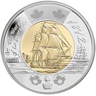  2 доллара 2012 «Корабль Шеннон» Канада, фото 1 