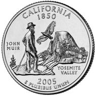  25 центов 2005 «Калифорния» (штаты США), фото 1 