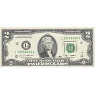 2 доллара 2009 США Пресс, фото 1 