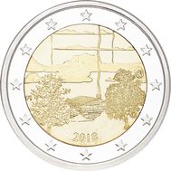  2 евро 2018 «Финская сауна» Финляндия, фото 1 