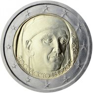  2 евро 2013 «700 лет со дня рождения Джованни Боккаччо» Италия, фото 1 