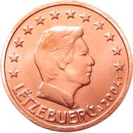  2 евроцента 2004 Люксембург, фото 1 