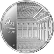  1,5 евро 2022 «100 лет банку» Литва, фото 1 