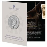  5 фунтов 2022 «100 лет со дня открытия гробницы Тутанхамона» Великобритания (в буклете), фото 1 