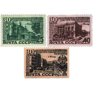  1950. СССР. 1440-1442. 30 лет Азербайджанской ССР. 3 марки, фото 1 