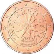  2 евроцента 2018 Австрия, фото 1 
