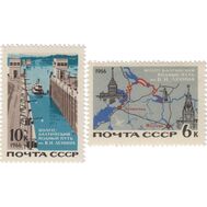  1966. СССР. 3303-3304. Волго-Балтийский водный путь. 2 марки, фото 1 