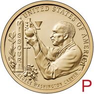  1 доллар 2024 &laquo;Джордж Вашингтон Карвер. Миссури&raquo; P (Американские инновации), фото 1 