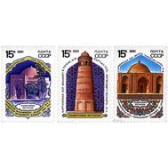  1991. СССР. 6230-6232. Памятники отечественной истории. 3 марки, фото 1 