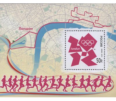  Почтовый блок «Игры XXX Олимпиады в Лондоне» 2012, фото 1 