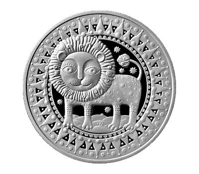  Монета 1 рубль 2009 «Знаки зодиака: Лев» Беларусь, фото 1 