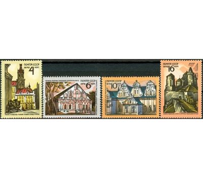  4 почтовые марки «Историко-архитектурные памятники Украины» СССР 1972, фото 1 