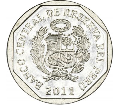  Монета 1 соль 2011 «Мачу-Пикчу» Перу, фото 2 