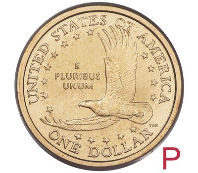  Монета 1 доллар 2004 «Парящий орёл» США P (Сакагавея), фото 1 