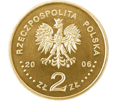  Монета 2 злотых 2006 «30-летие июня 1976» Польша, фото 2 