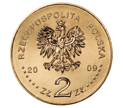  Монета 2 злотых 2009 «70-летие Польского подпольного государства» Польша, фото 2 