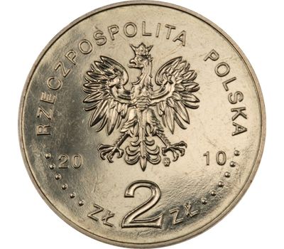  Монета 2 злотых 2010 «Польский август 1980» Польша, фото 2 