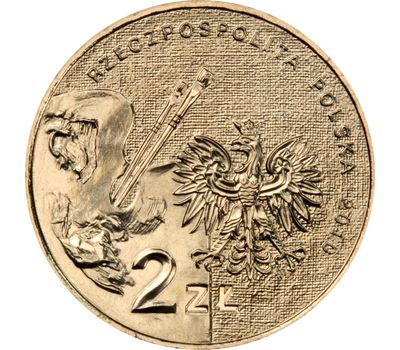  Монета 2 злотых 2010 «Артур Гротгер (1837 — 1867)» Польша, фото 2 