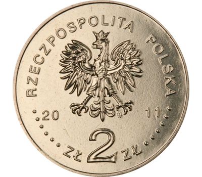  Монета 2 злотых 2011 «30 лет Независимому Студенческому Союзу (NZS)» Польша, фото 2 