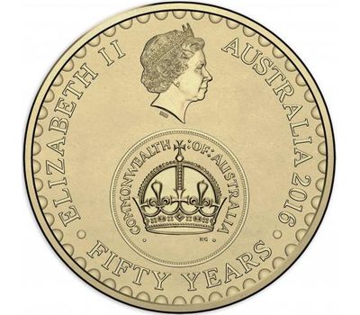  Монета 2 доллара 2016 «Абориген. 50-летие десятичного обращения» Австралия, фото 2 