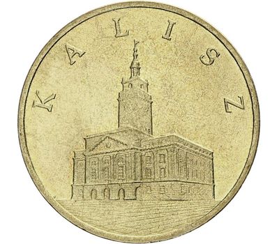  Монета 2 злотых 2006 «Калиш» Польша, фото 1 