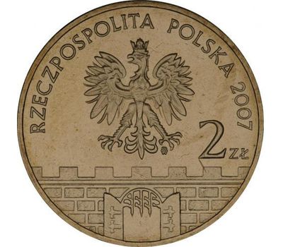  Монета 2 злотых 2007 «Плоцк» Польша, фото 2 