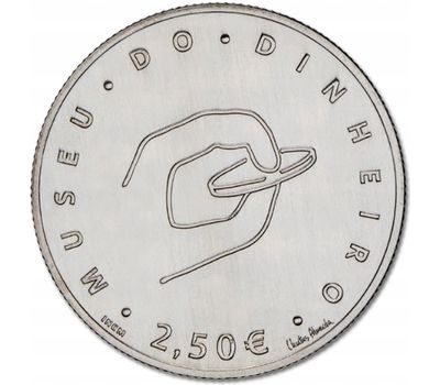  Монета 2,5 евро 2016 «Музей денег» Португалия, фото 1 
