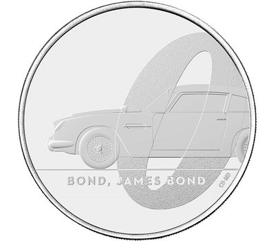  Монета 5 фунтов 2020 «Джеймс Бонд. Агент 007» (монета #1) в буклете, фото 2 
