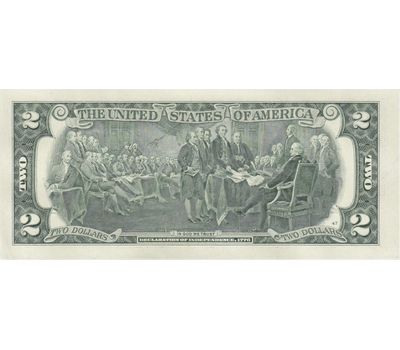  Банкнота 2 доллара 2013 США Пресс, фото 2 