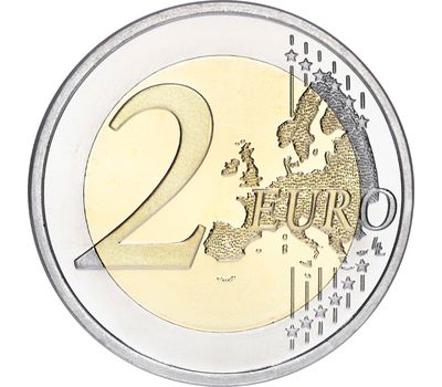 Монета 2 евро 2016 «100 лет со дня рождения Георга Хенрика фон Вригта» Финляндия, фото 2 