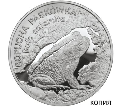  Монета 20 злотых 1998 «Жаба» Польша (копия), фото 1 