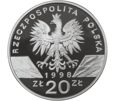  Монета 20 злотых 1998 «Жаба» Польша (копия), фото 2 