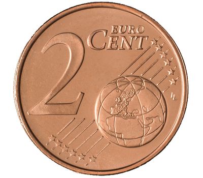  Монета 2 евроцента 2008 «Европейский муфлон» Кипр, фото 2 