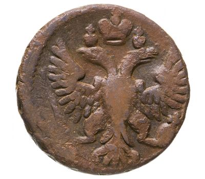  Монета денга 1750 Елизавета Петровна F, фото 2 