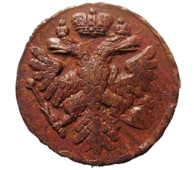  Монета денга 1739 Анна Иоанновна F, фото 2 