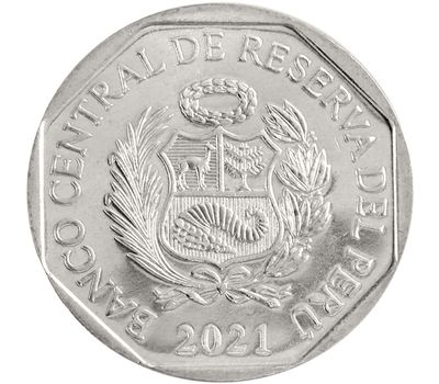  Монета 1 соль 2021 «Иполито Унануэ. Борцы за свободу» Перу, фото 2 