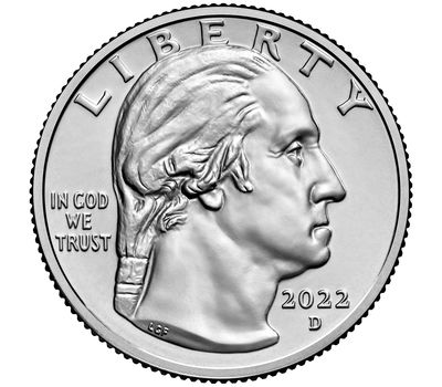  Монета 25 центов 2022 «Майя Энджелоу» (Выдающиеся женщины США) D, фото 2 