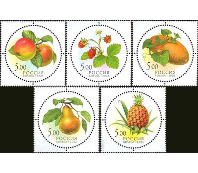  5 почтовых марок «Дары природы» 2003, фото 1 