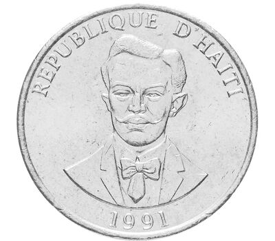  Монета 20 сантимов 1991 Гаити, фото 1 