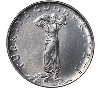  Монета 25 курушей 1977 Турция, фото 1 