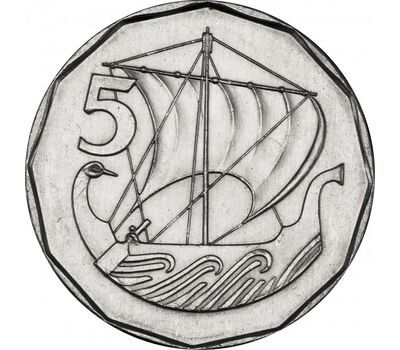  Монета 5 милей 1982 Кипр, фото 1 