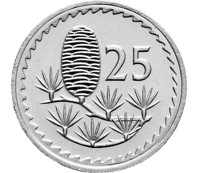  Монета 25 милс 1977 Кипр, фото 1 