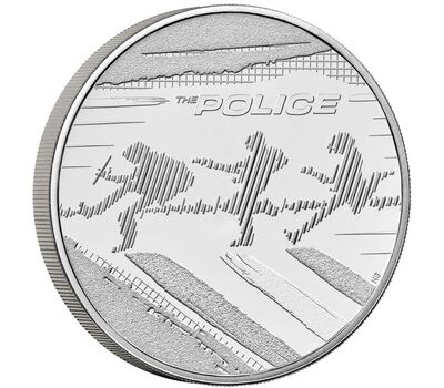  Монета 5 фунтов 2023 «The Police. Легенды музыки» Великобритания (в буклете), фото 2 