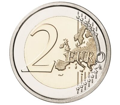  Монета 2 евро 2024 «250 лет финансовой гвардии» Италия, фото 2 