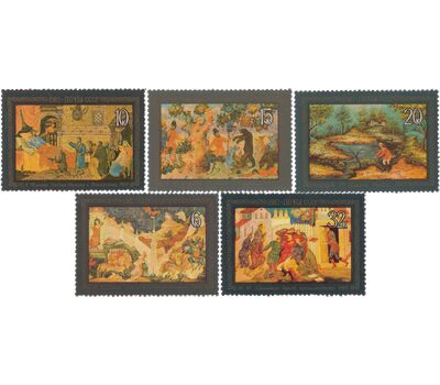  5 почтовых марок «Народный художественный промысел Мстеры» СССР 1982, фото 1 