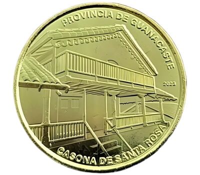  Монета 25 колон 2023 (2025) «Гуанакасте. Здание Касона де Санта Роза» Коста-Рика, фото 1 