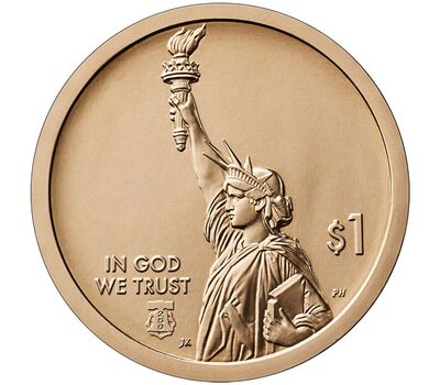  Монета 1 доллар 2026 «Норман Борлоуг. Айова» P (Американские инновации), фото 3 