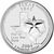  Монета 25 центов 2004 «Техас» (штаты США) случайный монетный двор, фото 1 