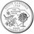  Монета 25 центов 2000 «Южная Каролина» (штаты США) случайный монетный двор, фото 1 