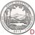  Монета 25 центов 2013 «Национальный лес Белые горы» (16-й нац. парк США) D, фото 1 
